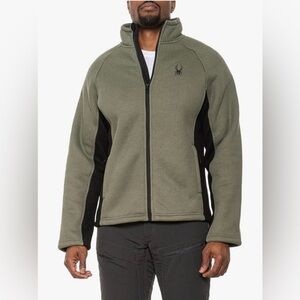 NWT Spyder Steller Full Zip Jacket Medium Tea Leaf Green